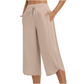 👖40% OFF！🌿Women's Casual Wide-Leg Capri Pants