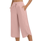 👖40% OFF！🌿Women's Casual Wide-Leg Capri Pants