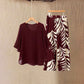 📢📢40% OFF !! ⏰Wemon's Elegant Flowy Top & Printed Pants Set