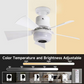 ✨While Supplies Last 40% OFF!🍃Smart Ceiling Fan with Light, RGB & Bluetooth Speaker