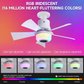 ✨While Supplies Last 40% OFF!🍃Smart Ceiling Fan with Light, RGB & Bluetooth Speaker