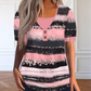👕✨Women's Faux Two-Piece Striped Henley Top