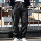 👖✨Big Fit, Sharp Style 🖤Men's Plus Size Plaid Drawstring Trousers