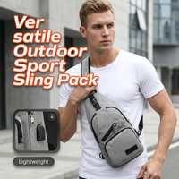 🎒 50% OFF NOW!⛰️ Outdoor Sport Sling Pack – Multifunctional, Durable & USB Port – Urban Commuter Essential 🚴‍♂️