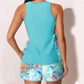 👙💕Color-Blocking Printed Loose Swimsuit Set