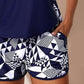 👙💕Color-Blocking Printed Loose Swimsuit Set