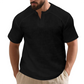 📢📢50% OFF !! ⏰Men's Casual Solid Color Short Sleeve T-Shirt