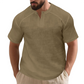 📢📢50% OFF !! ⏰Men's Casual Solid Color Short Sleeve T-Shirt