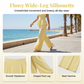 🌞40% OFF！💛Summer Wide-Leg Pant and Peplum Top Set