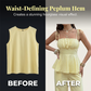🌞40% OFF！💛Summer Wide-Leg Pant and Peplum Top Set