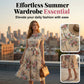 👗40%OFF !🌸Women's Floral Print Pleated Midi Dress