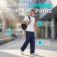 🌿40% OFF ！👖Men's Casual Wide-Leg Straight Trousers