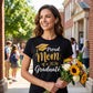 "Proud Mom" Script & Glitter Graduation Top