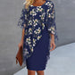 👗 40% OFF! ✨ Floral Overlay & Dress Set – Elegant, Feminine ✨