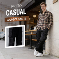 👖 40% OFF! ✨ Men's Cargo Pants – Multi-Pockets, Stretch, Casual ✨