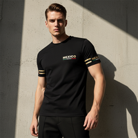 🏃‍♂️Athletic Fit Graphic Tee 🔥Men's Mexico Flag Graphic T-Shirt