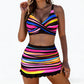 📢📢40% OFF !! ⏰Women's Striped Two-Piece Swimsuit