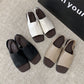 👡Summer Hot Sale✨Women's Retro Square Toe Slingback Sandals