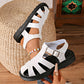 📢📢40% OFF !! ⏰Vintage Style Platform Hollow-Out Sandals