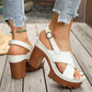 👡Women's Criss-Cross Strap Platform Sandals✨
