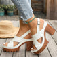 👡Women's Criss-Cross Strap Platform Sandals✨