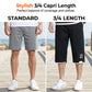 Men's Ice Silk Breathable Capri Shorts