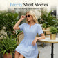 ⏳Limited-time 50% off⏰Women's Short Sleeve Tiered Mini Dress👗