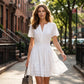 ⏳Limited-time 50% off⏰Women's Short Sleeve Tiered Mini Dress👗
