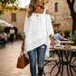 👚40% OFF！✨Women's Asymmetrical Casual Loose Fit Blouse