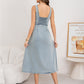 📢📢40% OFF !! ⏰Women's Button-Front Denim Dress
