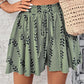 🏖️Vacation Essential⏳  Women's Bohemian Print High‑Waist Shorts