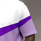 🏃 Athletic Style, Everyday Ready 💪Men's Color Block Casual T-Shirt and Shorts Set