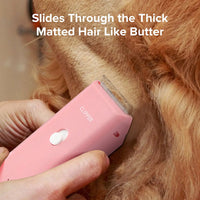 🐶Quiet Cordless Pet Clipper – Ceramic Blade, IPX7, 90 Min Runtime