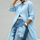 🌿Women's Long Sleeve Button-Down Maxi Shirt Dress✨