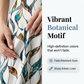 🌼 Soft Botanical Chic 🌿💕Women's Side-Tie Top & Patterned Pants Set
