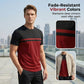 👕 50% OFF NOW! 🎨 Men's Color-Block Crew Neck T-Shirt – Soft cotton, modern cut & perfect for daily wear, sports or casual outings ✨