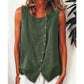 🌬️Summer Loose Fit Button-Up Tunic Vest