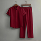 👔 40% OFF! ✨ Men's Textured 2-Piece Set – Shirt & Pants, Breathable, Coordinated 🧳