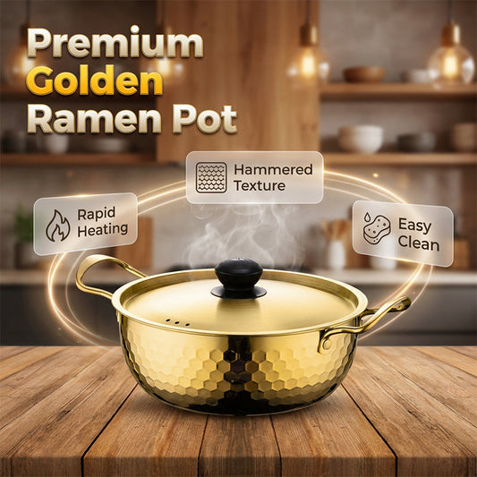 🔥40% OFF!🎉 Thickened Stainless Steel Hammered Pot