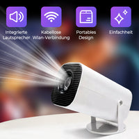 💞🎬40% OFF! 1080P WiFi Projector – Wireless mirroring, built‑in stereo. Great for movies, games & family time. A cozy home cinema. 🛋️🎞️