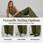 🏖️New arrival 40% OFF!😎Voluminous Pleated Lantern Trousers