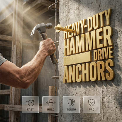 🔥Limited-time 50% offer🔧Hammer Drive Pin Anchor for Concrete & Brick