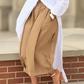 👖 50% OFF! ✨ Women's Pleated Wide-Leg Pants – Cropped, Elastic Waist, 7 Colors 🍁