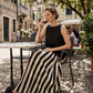 ☀️Summer Hot Sale✨Women's Sleeveless Top & Striped Skirt Set