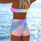 🩱 50% OFF! ✨ Women's Bikini Set – Drawstring Top, Boy Shorts, Multiple Styles 🏖️