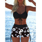 🩱 50% OFF! ✨ Women's Bikini Set – Drawstring Top, Boy Shorts, Multiple Styles 🏖️