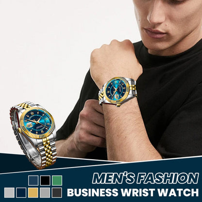 📢📢50% OFF !! ⏰Men's Business Wrist Watch – Quartz, Stainless Steel, 8 Colors 🤵