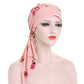 👒 50% OFF! ✨ Women's Floral Print Pre-Tied Head Scarf Turban – Soft, Elastic, Versatile 🌸