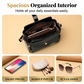 👜 40% OFF! ✨ Glossy Crocodile Pattern Women's Handbag – Structured, Gold Hardware, Spacious & Chic 💼
