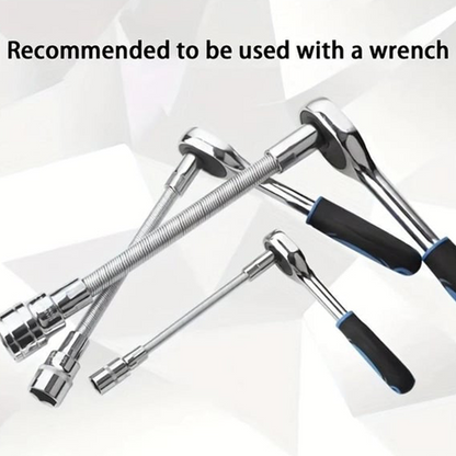 🔩 LIMITED-TIME 50% OFF! ✨ Flexible Socket Extension Bar – Cr-V Steel, Multiple Sizes, Locking 🔧